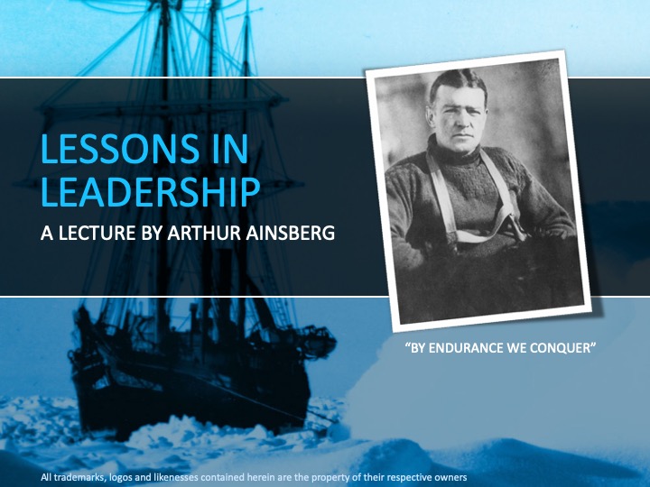 Shackleton Leadership Lessons